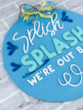 Load image into Gallery viewer, Splish Splash Pool Door Hanger