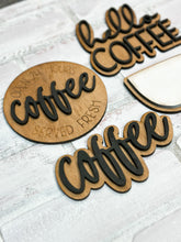 Load image into Gallery viewer, 3D Hello Coffee Tiered Tray Set - Kitchen Decor