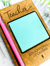 Load image into Gallery viewer, Personalized Pen & Sticky Note Pad Holder