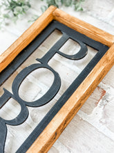 Load image into Gallery viewer, Porch Beach Lake Framed Sign