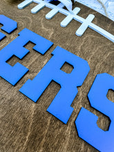 Load image into Gallery viewer, Personalized Team Mascot Football Door Hanger