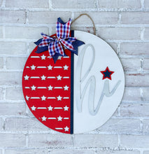 Load image into Gallery viewer, Stars & Stripes Hi Door Hanger