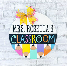 Load image into Gallery viewer, Personalized Classroom Door Hanger