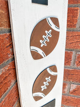 Load image into Gallery viewer, Football Fans Gather Here Porch Leaner