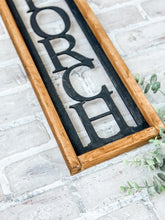Load image into Gallery viewer, Porch Beach Lake Framed Sign