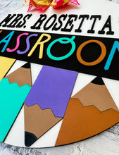 Load image into Gallery viewer, Personalized Classroom Door Hanger