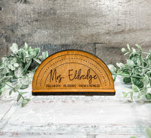 Load image into Gallery viewer, Personalized Classroom Rainbow Name Plate