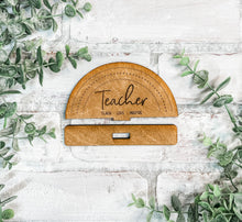 Load image into Gallery viewer, Personalized Classroom Rainbow Name Plate