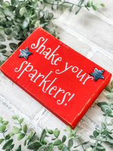 Load image into Gallery viewer, Rustic Patriotic Shelf Sitter - Tiered Tray Decor