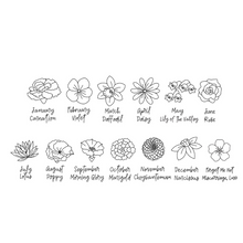 Load image into Gallery viewer, Birth Flower Personalized Sign - Mother's Day Gift