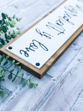 Load image into Gallery viewer, The Secret Ingredient Is Love Rustic Wood Plaque Sign - Valentine's Day - Kitchen Decor