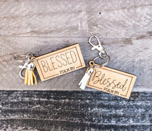 Load image into Gallery viewer, God's Promises Tassel Keychain - Wood Keychains - Gift - Inspirational