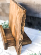 Load image into Gallery viewer, Rustic Farmhouse Kitchen Adjustable Cookbook Stand Display