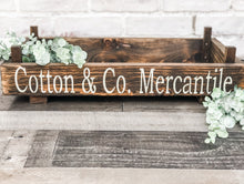 Load image into Gallery viewer, Cotton & Co. Mercantile Tray - Centerpiece - Personalized Gift