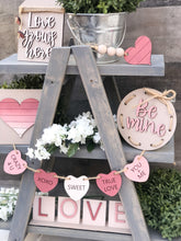 Load image into Gallery viewer, 3D Love Tiered Tray Set - Valentine's Day - Holiday Decor