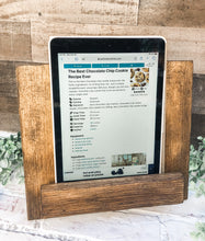 Load image into Gallery viewer, Rustic Farmhouse Kitchen Adjustable Cookbook Stand Display