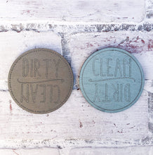 Load image into Gallery viewer, Farmhouse Kitchen Dirty Clean Dishwasher Magnet