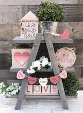 Load image into Gallery viewer, 3D Love Tiered Tray Set - Valentine's Day - Holiday Decor