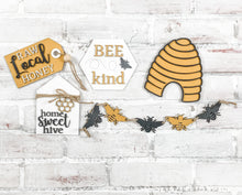 Load image into Gallery viewer, 3D Bee Tiered Tray Set - Spring - Seasonal Decor