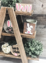 Load image into Gallery viewer, 3D Shake Your Cottontail Bunny Tiered Tray Set - Spring - Seasonal Decor - Easter Decoration