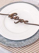 Load image into Gallery viewer, Christmas Place Setting Words - Table Decor