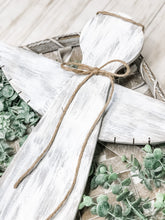 Load image into Gallery viewer, Rustic Wood Angel Leaning Sign