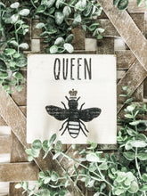 Load image into Gallery viewer, Bee Positive Affirmation Shelf Sitter Blocks - Gift - Rustic Decor