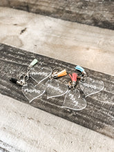 Load image into Gallery viewer, Mom/Grandma Wood/Acrylic Heart Tassel Keychain - Personalized Gift