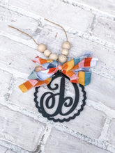 Load image into Gallery viewer, Wood Monogram Car Charm - Personalized Gift