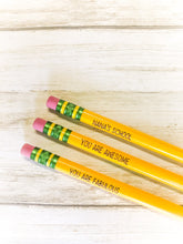 Load image into Gallery viewer, Personalized Set of Engraved Pencils