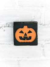 Load image into Gallery viewer, 3D Rustic Jack O Lantern Pumpkin Halloween Block Set