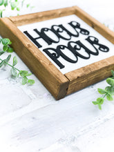 Load image into Gallery viewer, 3D Hocus Pocus Halloween Farmhouse Framed Shelf Sitter