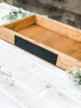 Load image into Gallery viewer, Farmhouse Casserole Carrier - Rustic Serving Tray - Kitchen Decor
