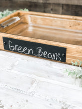 Load image into Gallery viewer, Farmhouse Casserole Carrier - Rustic Serving Tray - Kitchen Decor