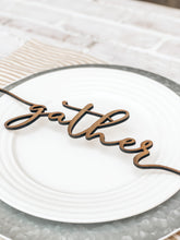 Load image into Gallery viewer, Thanksgiving Place Setting Words - Table Decor