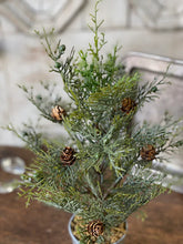 Load image into Gallery viewer, Glittering Greens Cedar Tree - Christmas Greenery - Winter Decor