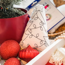 Load image into Gallery viewer, Christmas Doodle Coloring Pillow Activity Kit