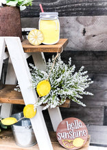 Load image into Gallery viewer, 3D When Life Gives You Lemons Tiered Tray Set - Summer - Seasonal Decor