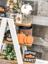 Load image into Gallery viewer, 3D Harvest Market Fall Tiered Tray Set - Seasonal Decor