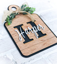 Load image into Gallery viewer, Personalized Wood Cutting Board Sign - Gift