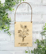 Load image into Gallery viewer, Birth Flower Personalized Sign - Mother's Day Gift