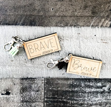 Load image into Gallery viewer, God's Promises Tassel Keychain - Wood Keychains - Gift - Inspirational
