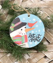 Load image into Gallery viewer, 5" Wood Ornament - Original Artist Created Designs
