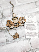Load image into Gallery viewer, Keepsake Angel Fabric Memorial Christmas Ornament - Gift