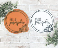 Load image into Gallery viewer, Hello Pumpkin Sign