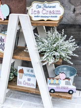 Load image into Gallery viewer, 3D Ice Cream Tiered Tray Set - Summer - Seasonal Decor