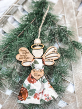 Load image into Gallery viewer, Keepsake Angel Fabric Memorial Christmas Ornament - Gift