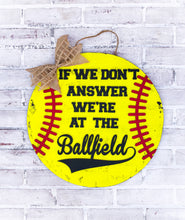 Load image into Gallery viewer, 3D Baseball or Softball Door Hanger - Housewarming