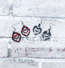 Load image into Gallery viewer, Buffalo Plaid Heart Teardrop Earrings - Valentine’s Day