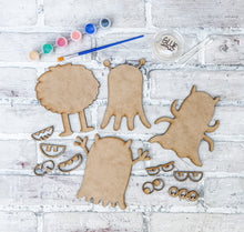 Load image into Gallery viewer, Build Your Own Monster Paint Kit for Kids - DIY - Craft for Child